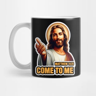 Matthew 11:28 Come To Me I Will Give You Rest Mug